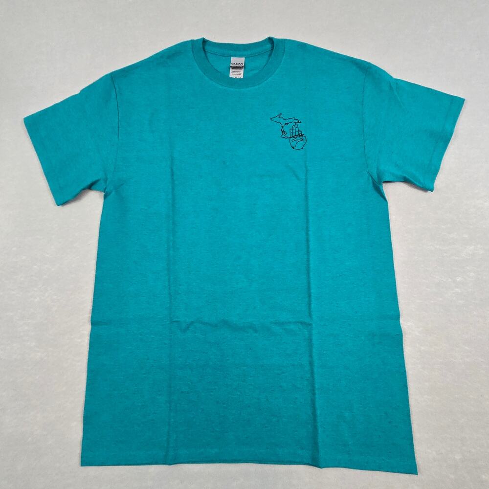 Cannabis Custom Design Gildan Crew Neck T-Shirt Unisex Medium NEW